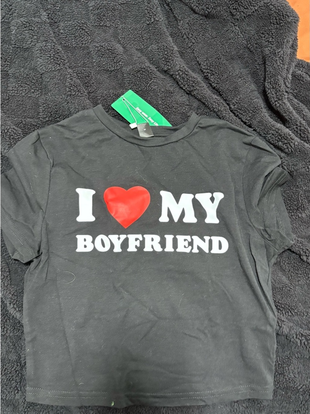 I ❤️ My Boyfriend Black Tee